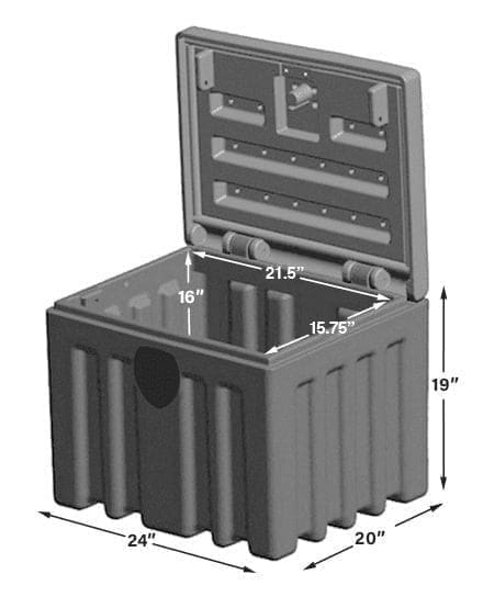 Uonlytech Caja de 4 piezas Caja de tornillos Caja de herramientas de camión  de plástico Caja organizadora de plástico Caja de herramientas Caja de